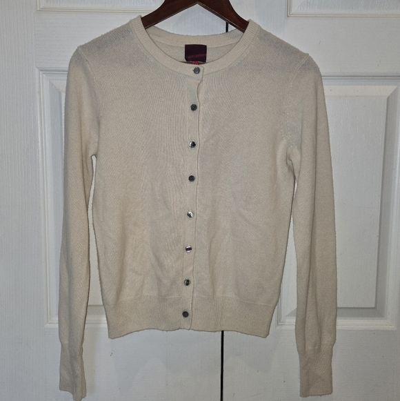 STATE Cashmere Crewneck Button-Down Cardigan – Size Small #N1 - Picture 2 of 6